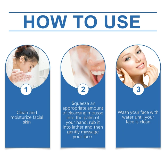 Alt view image 6 of 6 - Moisturized & Hydrated Skin, Hyaluronic Acid Facial Cleanser - Gentle Foaming Wash for Soft
