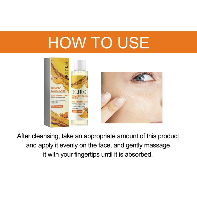 Alt view image 6 of 6 - Soothing & Pore Minimizing Essence for Smooth Skin, Turmeric Facial Toner - Hydrating
