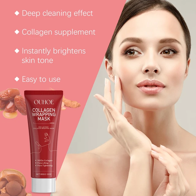 Alt view image 3 of 6 - Softening & Firming Skin, Moisturizing, Red Lactose Collagen Eye Mask for Hydration