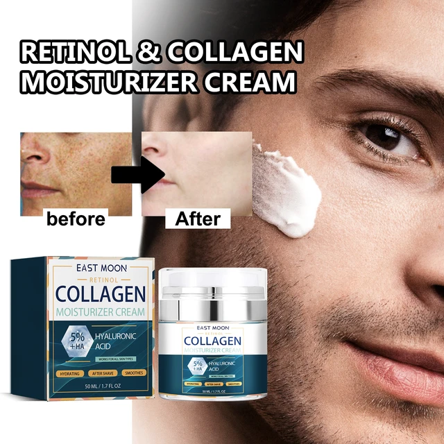 Alt view image 2 of 7 - Men's Collagen Hydrating Face Cream for Moisturizing and Skin Brightening