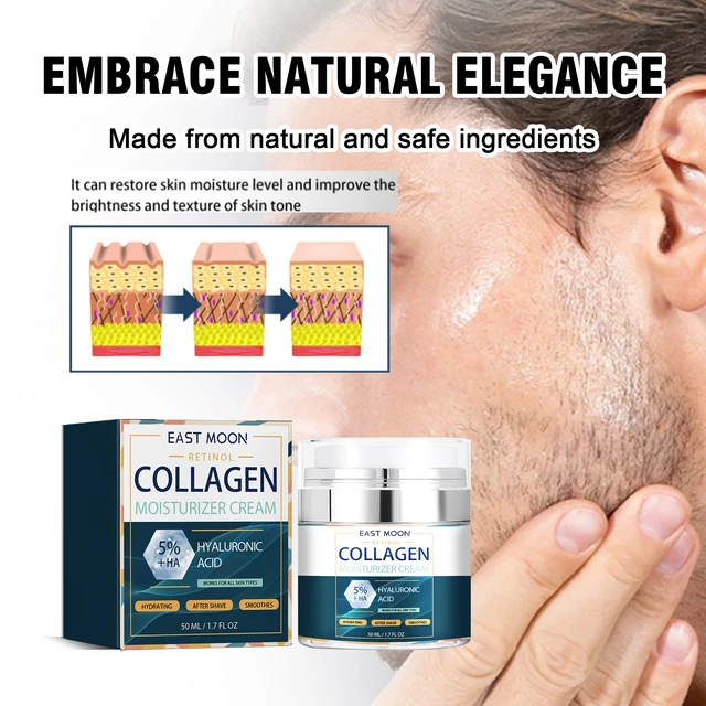 Alt view image 4 of 7 - Men's Collagen Hydrating Face Cream for Moisturizing and Skin Brightening