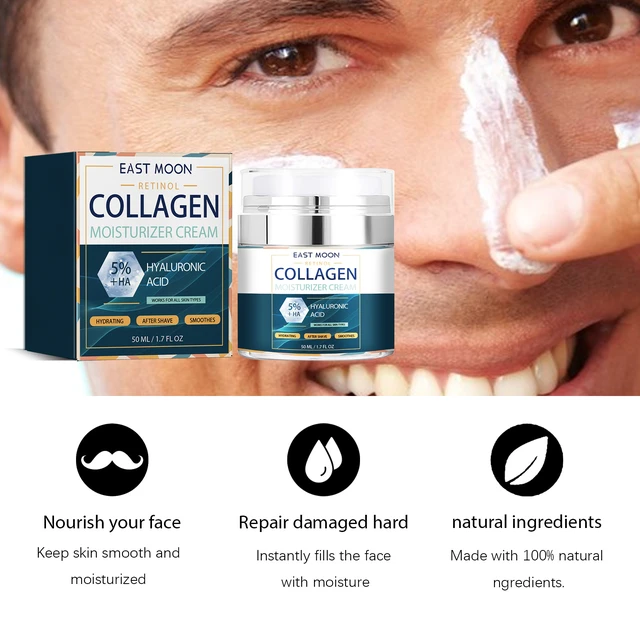 Alt view image 3 of 7 - Men's Collagen Hydrating Face Cream for Moisturizing and Skin Brightening