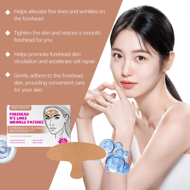 Alt view image 2 of 5 - Nourish & Enhance Skin Health, Firm, Hydrate, West Month Forehead Mask: Moisturize