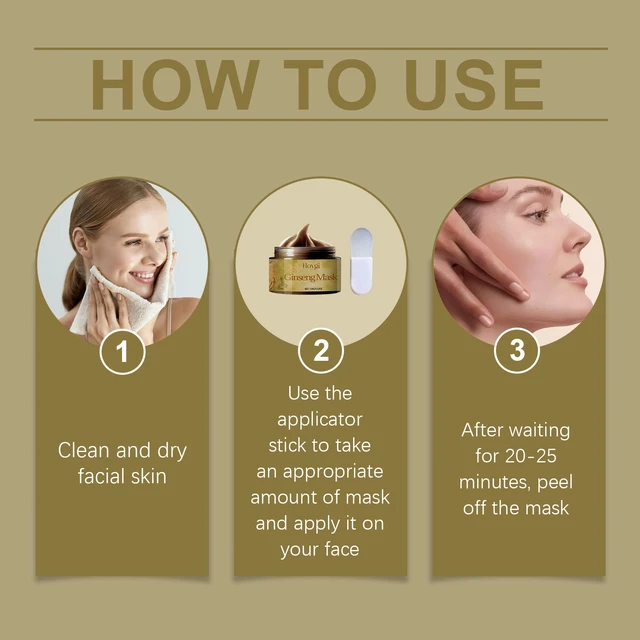 Alt view image 6 of 6 - Firming & Gentle Deep Cleansing Face Care, Moisturizing, Ginseng Peeling & Exfoliating Mask - Hydrating