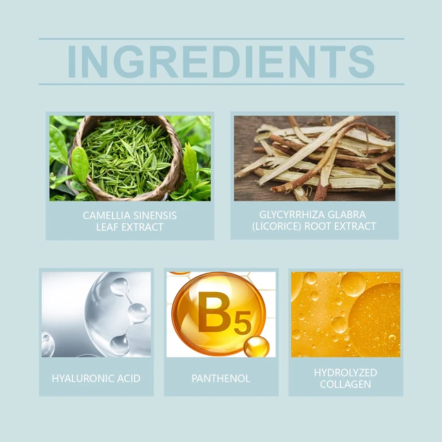 Alt view image 4 of 5 - 3-in-1 Formula (Bag), Collagen B5 Hydrating Facial Sheet Mask - Moisturizing & Skin Care