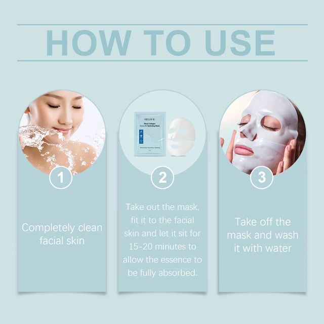 Alt view image 5 of 5 - 3-in-1 Formula (Bag), Collagen B5 Hydrating Facial Sheet Mask - Moisturizing & Skin Care