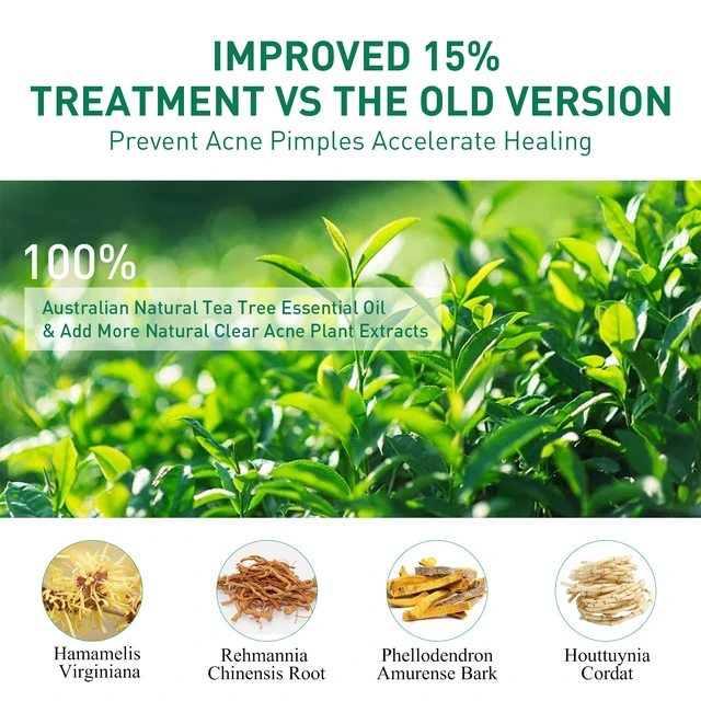 Alt view image 5 of 6 - Tea Tree Oil Face Serum Hydrating Nourishing Moisturizing Skin Care Essence