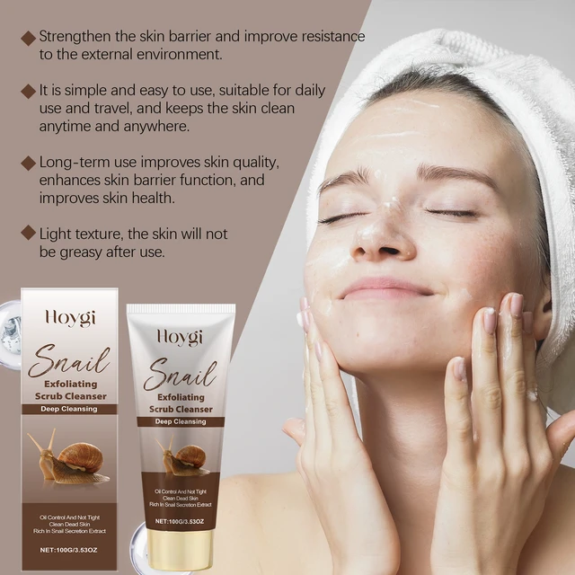 Alt view image 3 of 6 - Snail Hydrating Cleanser Mild Moisturizing Facial Oil No Tightness Face Wash