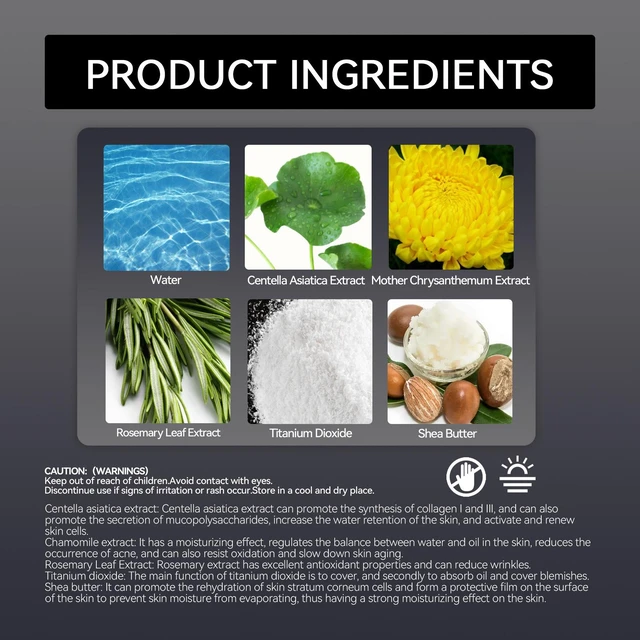 Alt view image 6 of 7 - Hydrating & Brightening Moisturizer, Men's Cream Concealer for Acne Scars