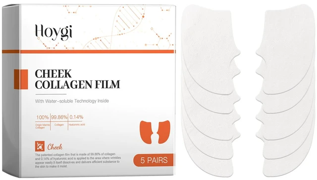 Main image of Hydrolyzed Collagen Patches with French Design - Hydrating & Gentle Care Beauty Masks