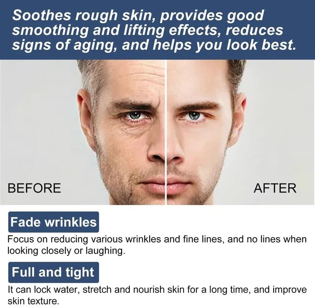 Alt view image 3 of 6 - Eye Bags & Dark Circles, Reducing Fine Lines, Men's Hydrating Face Cream for Moisturizing