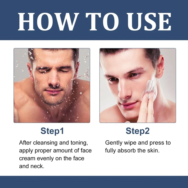 Alt view image 6 of 6 - Eye Bags & Dark Circles, Reducing Fine Lines, Men's Hydrating Face Cream for Moisturizing