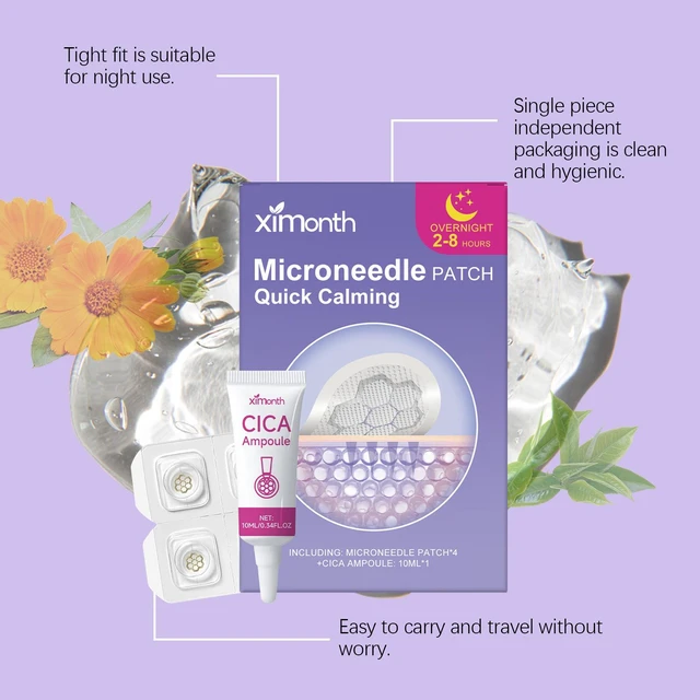 Alt view image 4 of 6 - Gentle Acne Care Patches Set for Daily Skin Moisturizing and Nourishing Facial Treatment