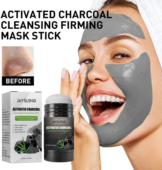 Alt view image 2 of 7 - Charcoal Deep Cleansing Face Stick for Blackhead Removal & Pore Care Solid Mask