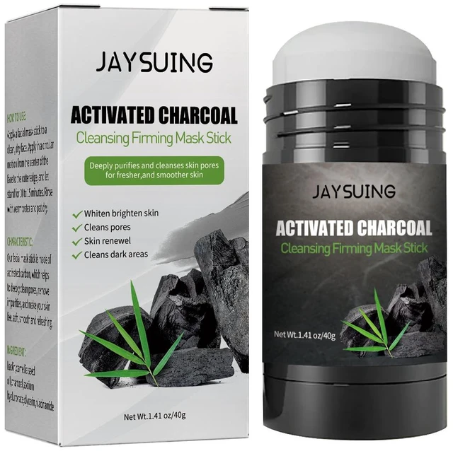 Alt view image 7 of 7 - Charcoal Deep Cleansing Face Stick for Blackhead Removal & Pore Care Solid Mask