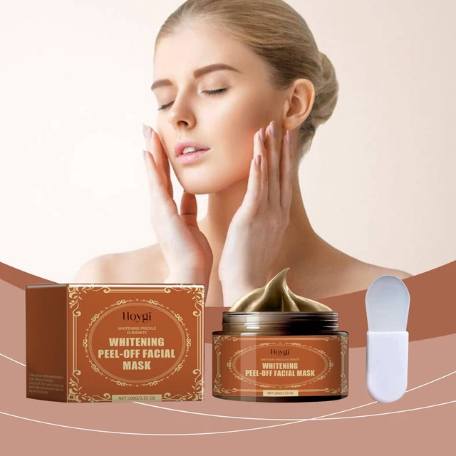 Alt view image 2 of 6 - Brightening & Hydration, Firming, Peel Off Mask with Scraper - Gentle Facial Cleanser for Oil Control