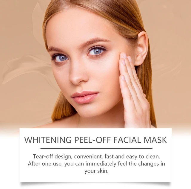 Alt view image 4 of 6 - Brightening & Hydration, Firming, Peel Off Mask with Scraper - Gentle Facial Cleanser for Oil Control