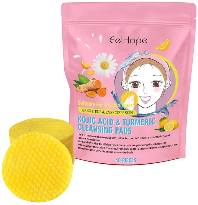Main image of Hydrating & Moisturizing Skincare, Turmeric Face Cleansing Pad for Gentle Exfoliation