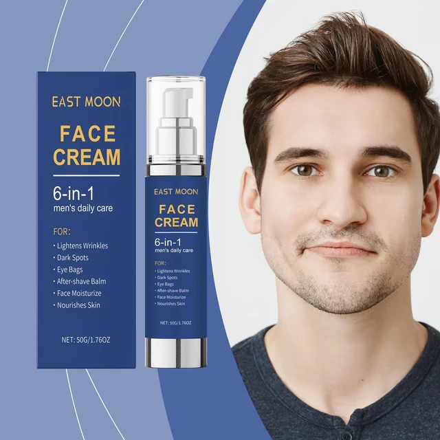 Main image of Soothing & Moisturizing Facial Lotion, Men's Hydrating Face Cream - Nourishing