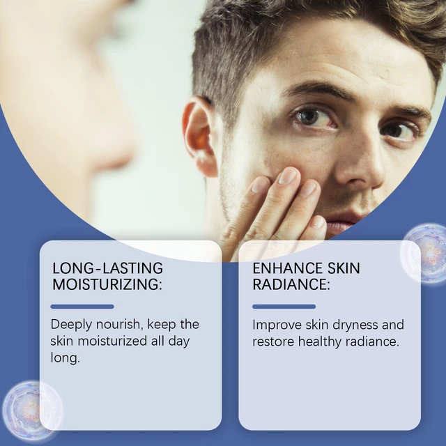 Alt view image 3 of 5 - Soothing & Moisturizing Facial Lotion, Men's Hydrating Face Cream - Nourishing