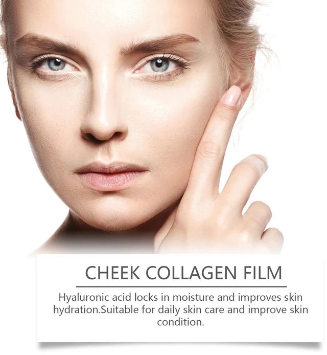 Alt view image 3 of 6 - Hydrolyzed Collagen Patches with French Design - Hydrating & Gentle Care Beauty Masks