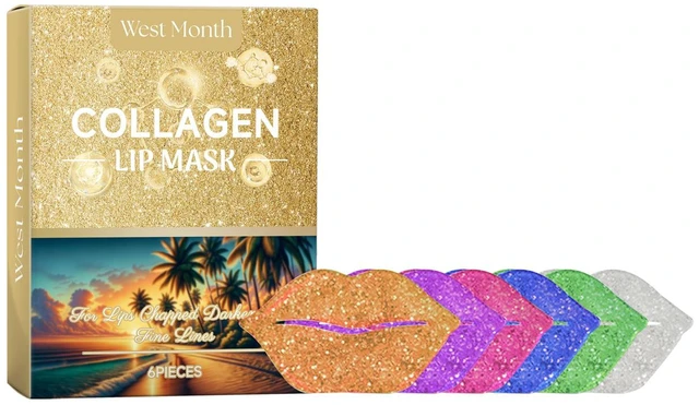 Main image of Hydrating and Moisturizing Light Repair Balm, West Month Collagen Lip Mic Paste for Dry Lips