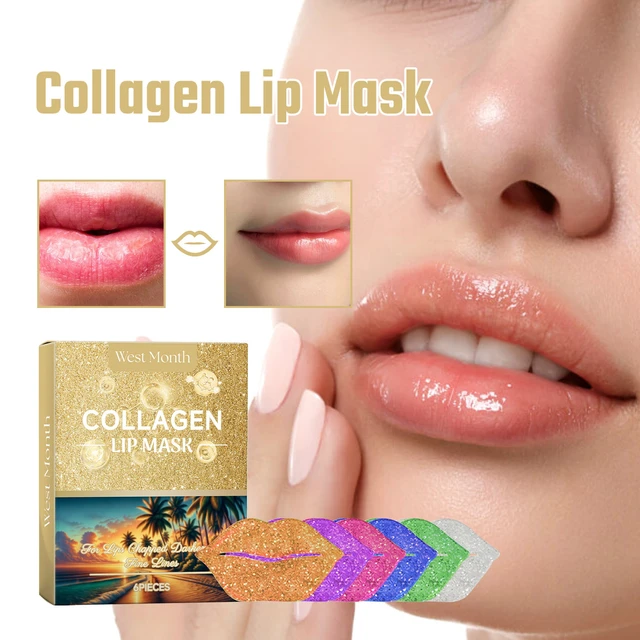 Alt view image 2 of 6 - Hydrating and Moisturizing Light Repair Balm, West Month Collagen Lip Mic Paste for Dry Lips
