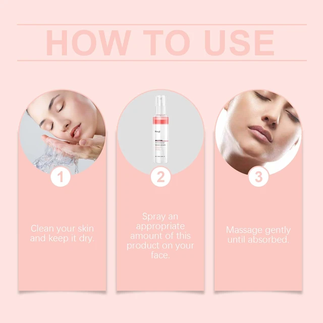 Alt view image 6 of 6 - Niacinamide Rose Hydrating Facial Mist Gentle Daily Skin Care Wet Compress Spray