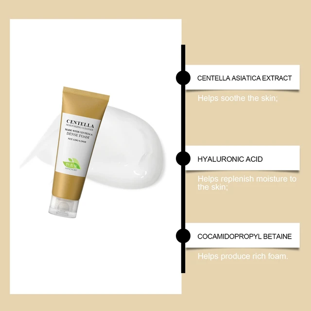 Alt view image 3 of 5 - Deep Cleansing Moisturizer for Softening Skin & Removing Impurities, HANCHOBIT Hydrating Face Wash Foam