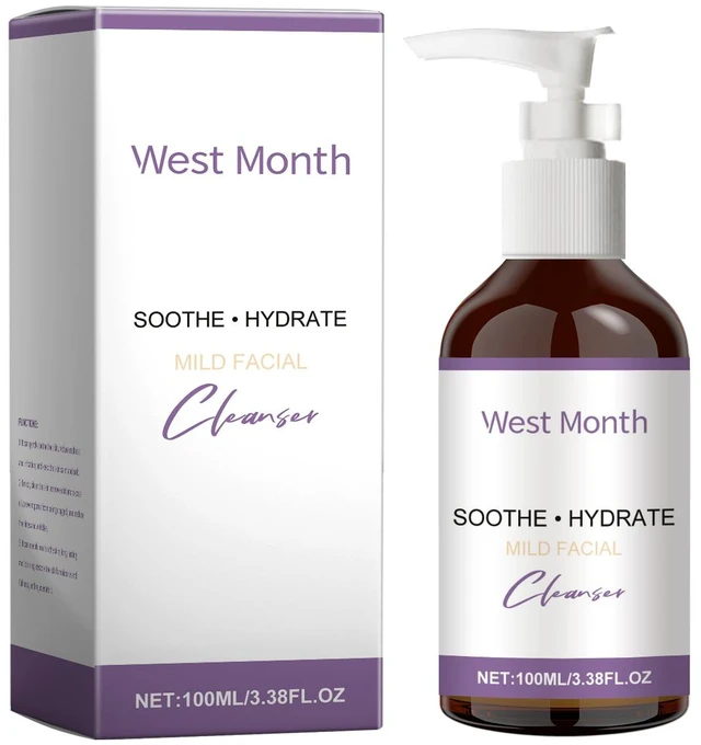 Main image of Refreshing & Nourishing Skin Care, Oil Control, West Month Hydrating Facial Wash for Deep Pore Cleansing