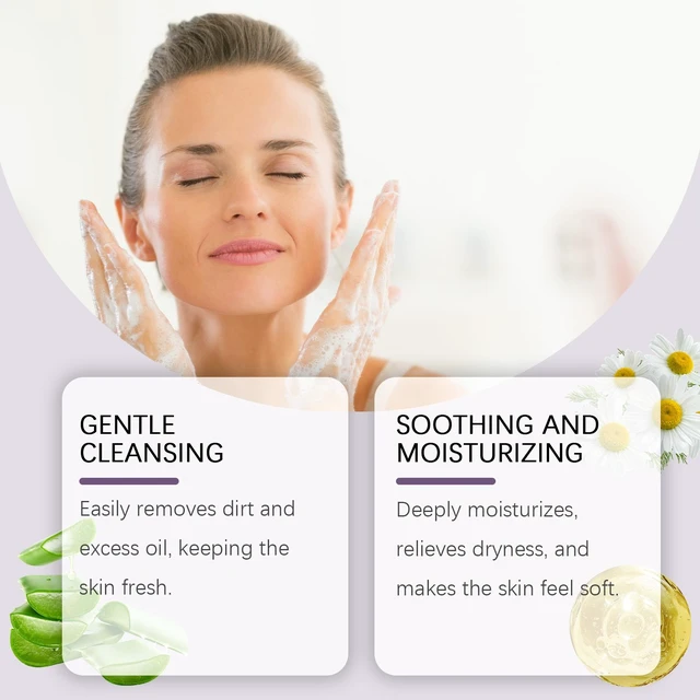 Alt view image 3 of 6 - Refreshing & Nourishing Skin Care, Oil Control, West Month Hydrating Facial Wash for Deep Pore Cleansing