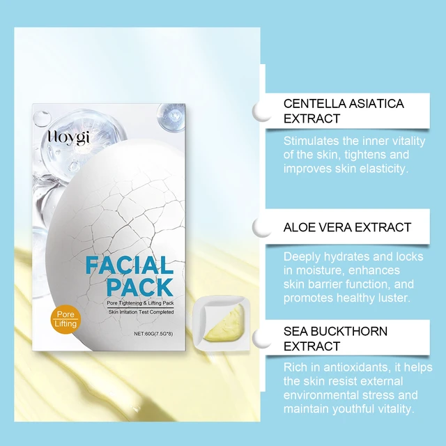 Alt view image 2 of 5 - Cleansing & Moisturizing Skincare Treatment, Tightening & Revitalizing Face Mask - Hydrating