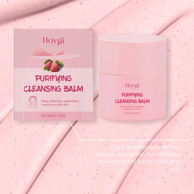 Alt view image 3 of 5 - Strawberry Gentle Makeup Remover Deep Cleansing Nourishing Skin Care Formula