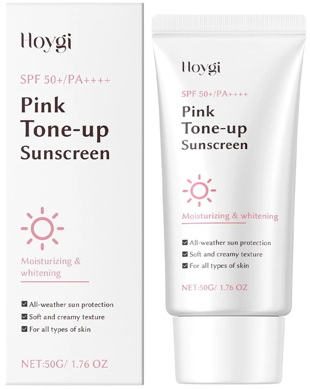 Main image of Hydrating & Refreshing Formula for Summer Outdoor Daily Gentle Protection, Pink Brightening Sunscreen Cream