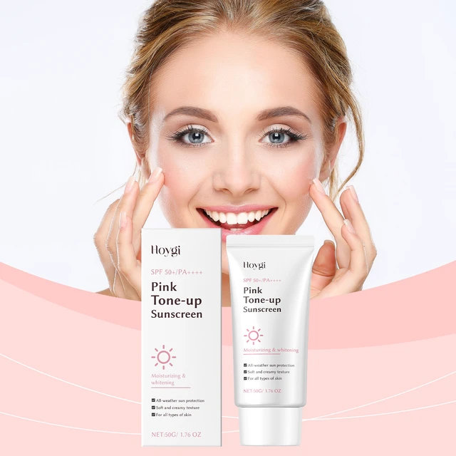 Alt view image 2 of 6 - Hydrating & Refreshing Formula for Summer Outdoor Daily Gentle Protection, Pink Brightening Sunscreen Cream