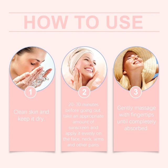 Alt view image 6 of 6 - Hydrating & Refreshing Formula for Summer Outdoor Daily Gentle Protection, Pink Brightening Sunscreen Cream