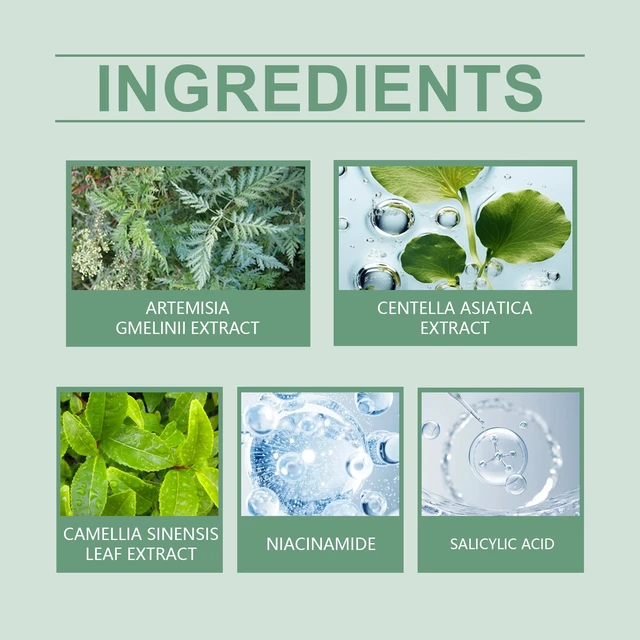 Alt view image 5 of 6 - Green Tea Blackhead Remover Clay Mask Gentle Deep Cleansing Exfoliating Moisturizing Nourishing Skin Care Mud Pack