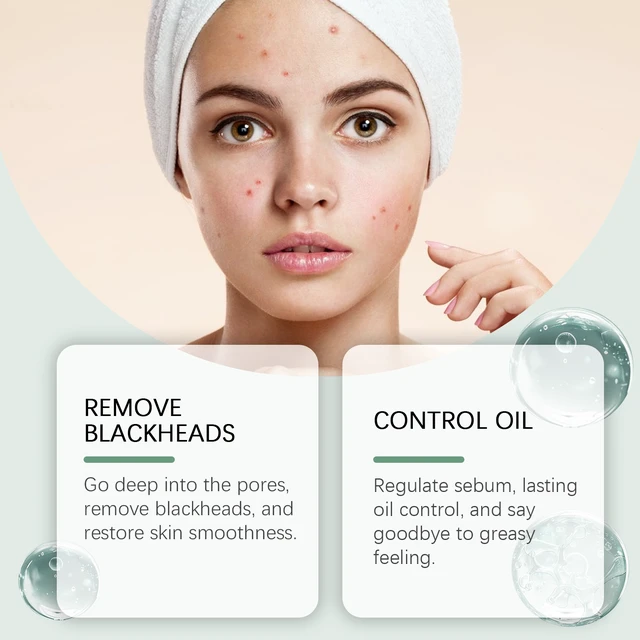 Alt view image 4 of 6 - Green Tea Blackhead Remover Clay Mask Gentle Deep Cleansing Exfoliating Moisturizing Nourishing Skin Care Mud Pack