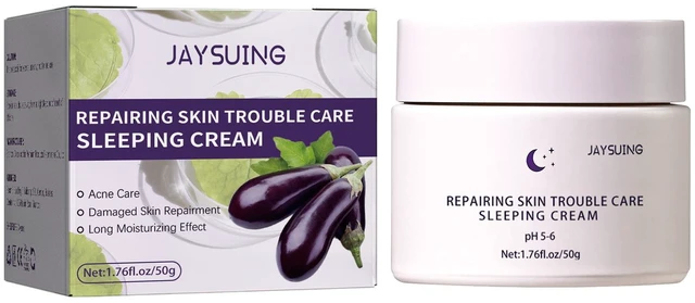 Main image of Overnight Sleep Repair Cream Hydrating Skin Barrier Brightening Whitening Night Care Moisturizer