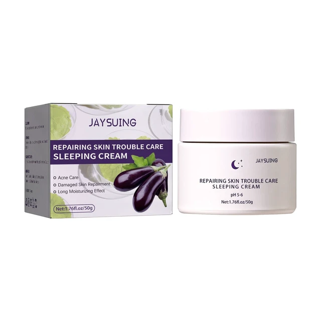 Alt view image 7 of 7 - Overnight Sleep Repair Cream Hydrating Skin Barrier Brightening Whitening Night Care Moisturizer