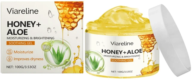 Main image of Refreshing & Oil-Control Facial Skincare, Aloe Honey Hydrating Gel - Post-Sun Soothing