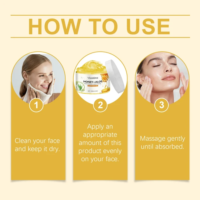 Alt view image 6 of 6 - Refreshing & Oil-Control Facial Skincare, Aloe Honey Hydrating Gel - Post-Sun Soothing