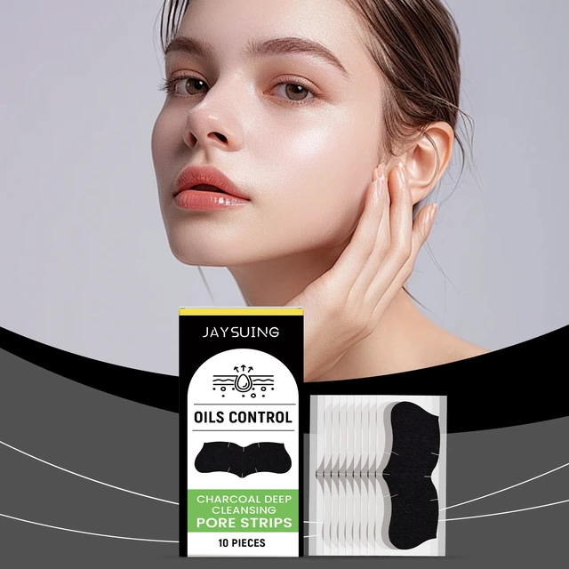 Alt view image 2 of 6 - Pore Cleansing & Tightening Care, Charcoal Nose Strip for Blackhead Removal