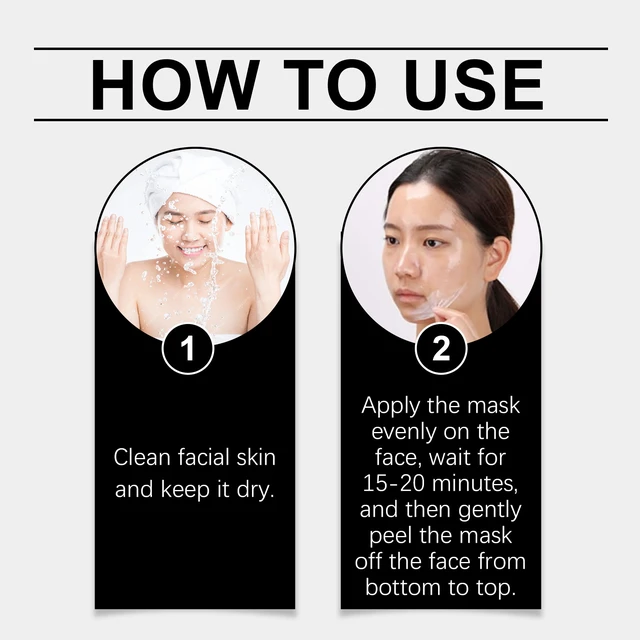 Alt view image 6 of 6 - Oil Control & Hydrating Skin Care, Gentle Deep Cleansing for Pores, Collagen Peeling Tear-Off Face Mask