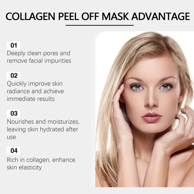 Alt view image 4 of 6 - Oil Control & Hydrating Skin Care, Gentle Deep Cleansing for Pores, Collagen Peeling Tear-Off Face Mask