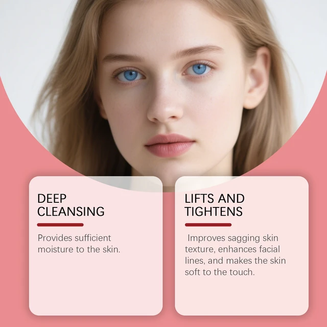 Alt view image 3 of 5 - Peeling Collagen Mask Deep Cleansing Hydrating Moisturizing Gentle Exfoliating Nourishing Facial Care