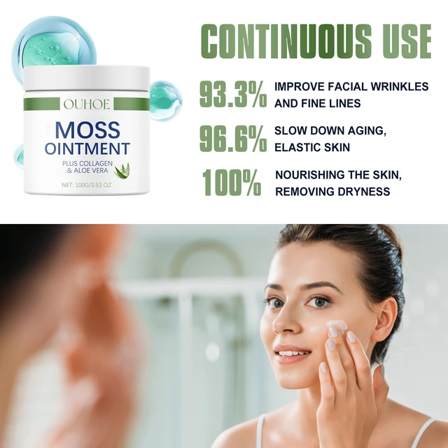 Alt view image 3 of 6 - Hydrating Wrinkle Reduction Face Cream for Refreshing Skin Care, Collagen & Aloe Vera Anti-Aging Moisturizer