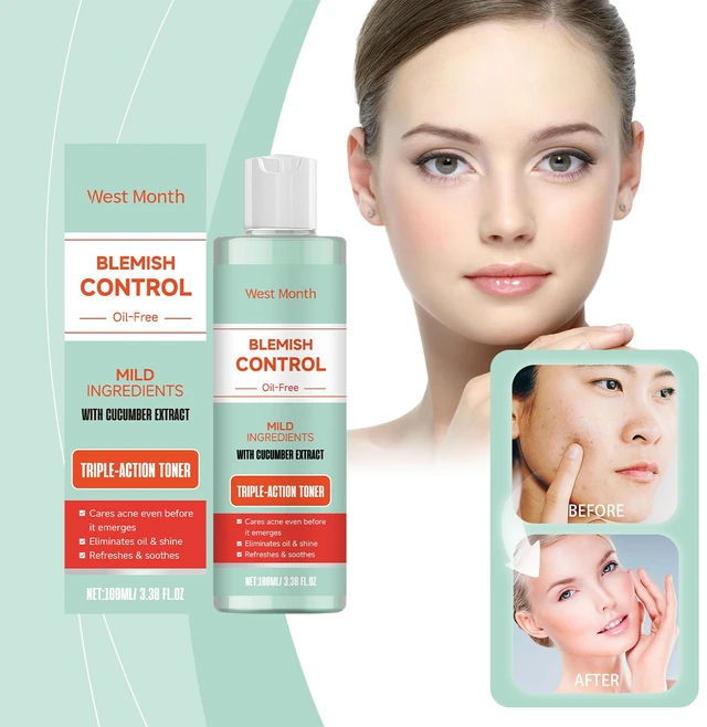 Alt view image 2 of 6 - Pores & Skin Repair, West Month Mild Facial Toner for Acne Marks