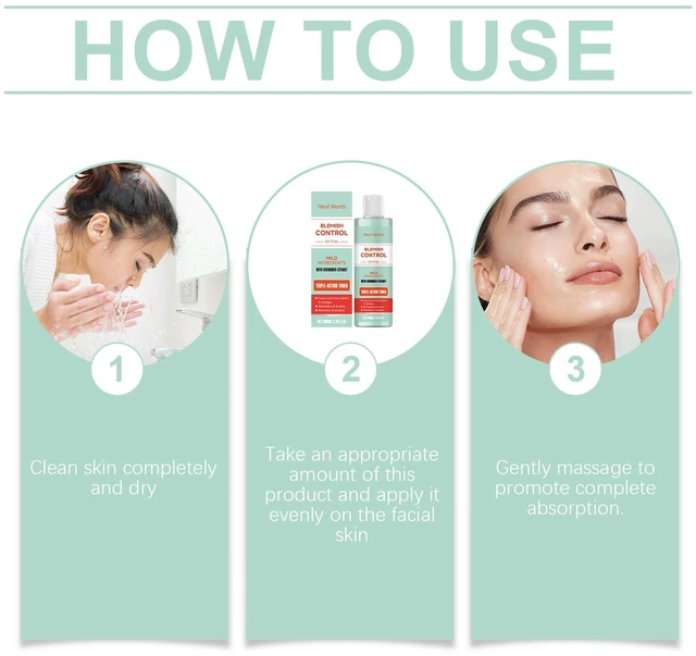 Alt view image 6 of 6 - Pores & Skin Repair, West Month Mild Facial Toner for Acne Marks