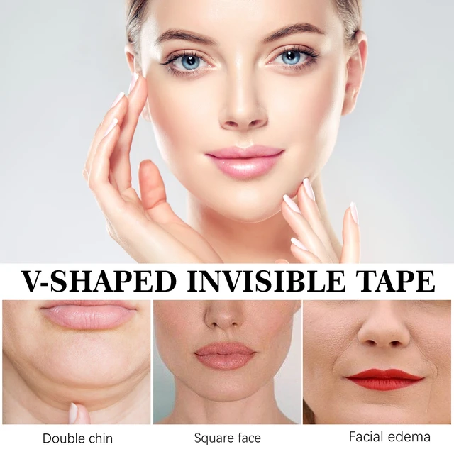 Alt view image 3 of 7 - Double Chin Corrector & Cheek Lifting Stickers for Slimming Effect, Invisible V-Line Face Lift Tape